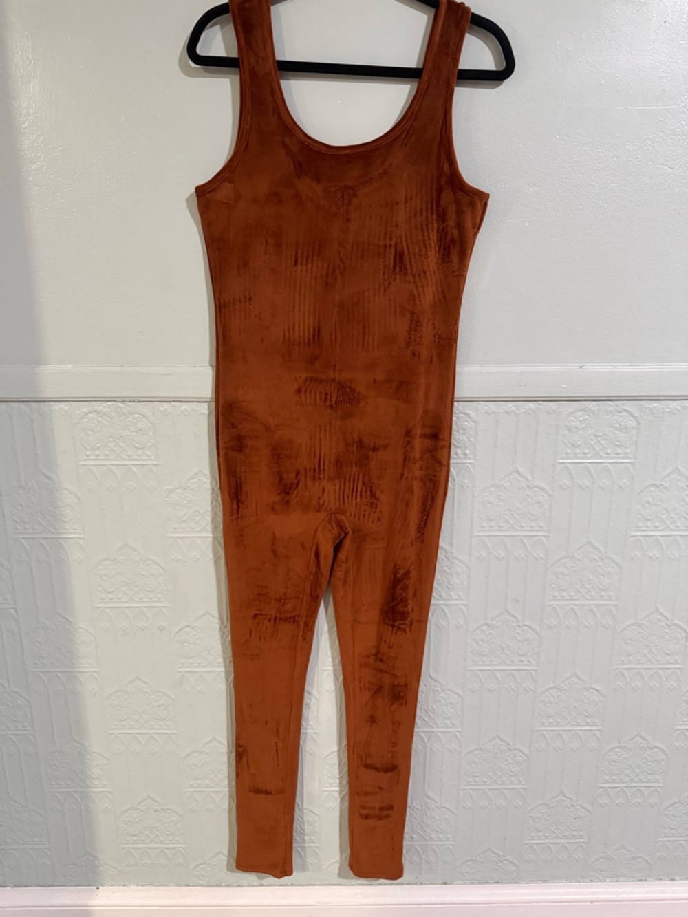 Derek Heart Rust Orange Kids One-Piece Bodysuit